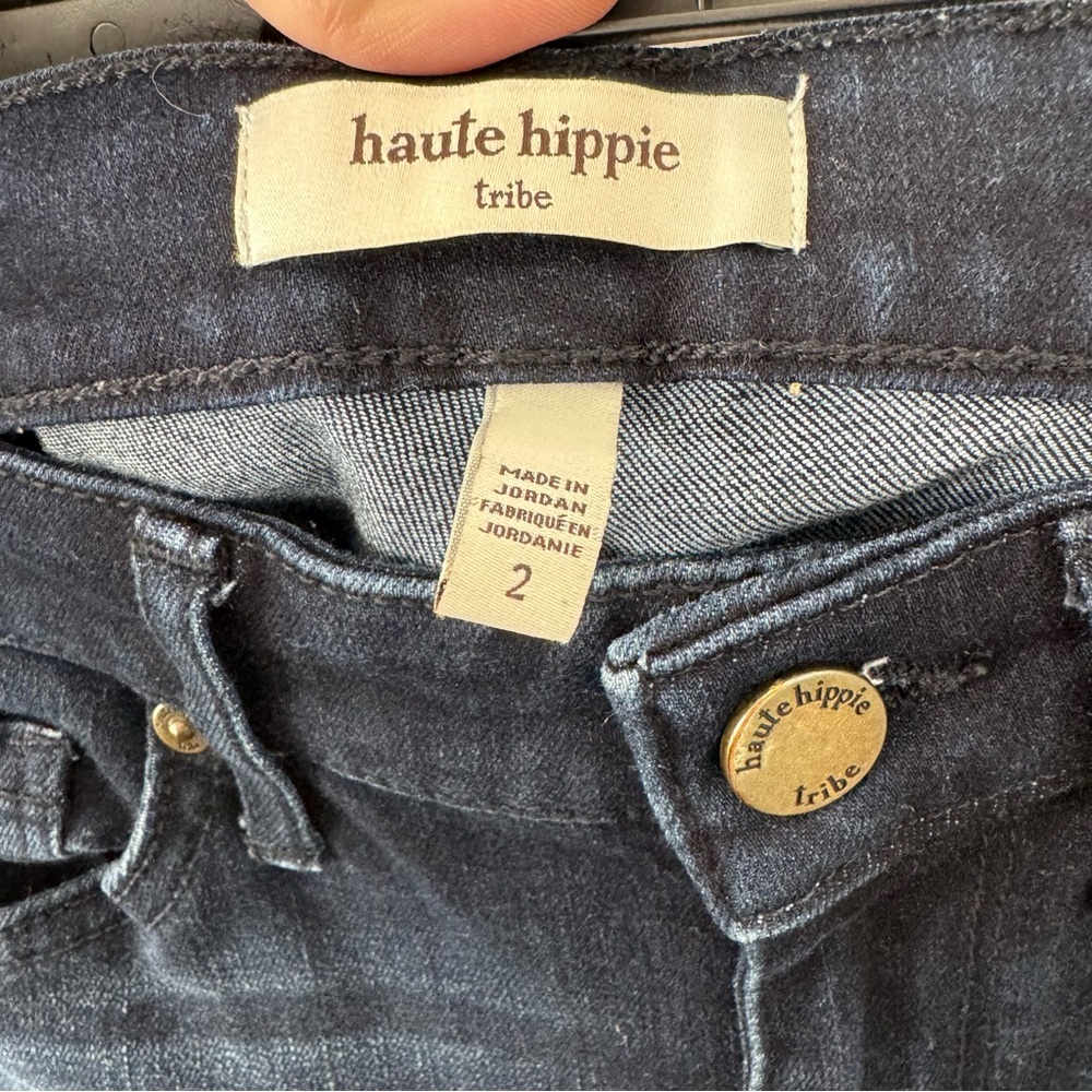 Haute Hippie Dark Blue Women's Jeans - Picture 5 of 6